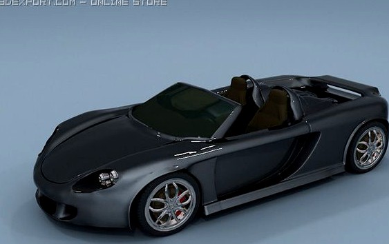 Porsche Carrera GT 3D Model