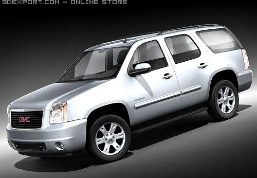 GMC Yukon 2008 3D Model