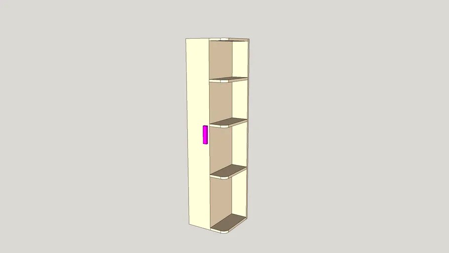 modulo terminal armario esquinera 56,63x56,63 cm