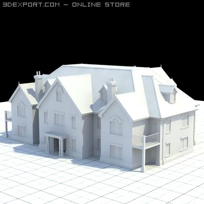 Great manor 3D Model
