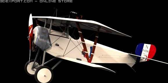 Nieuport 11 3D Model