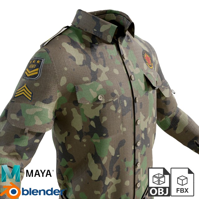 Military Uniform middle east Camouflage