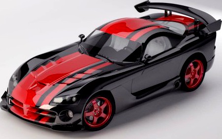 Dodge Viper SRT10 ACR 3D Model