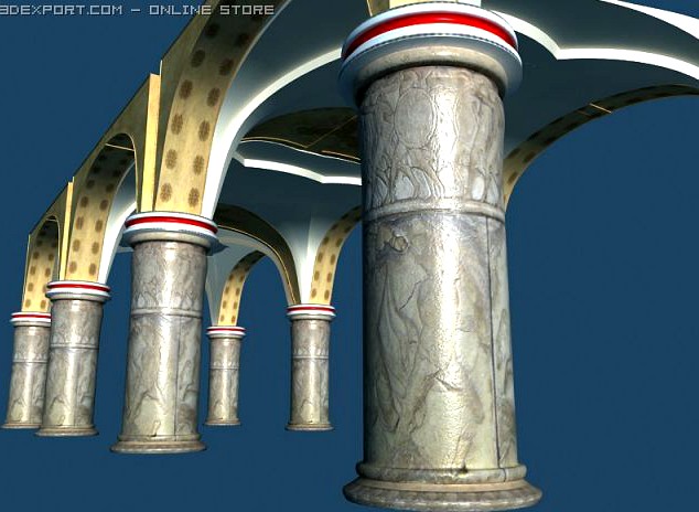 Gothic elements 3D Model