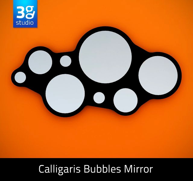 Calligaris Bubbles Mirror 3D Model