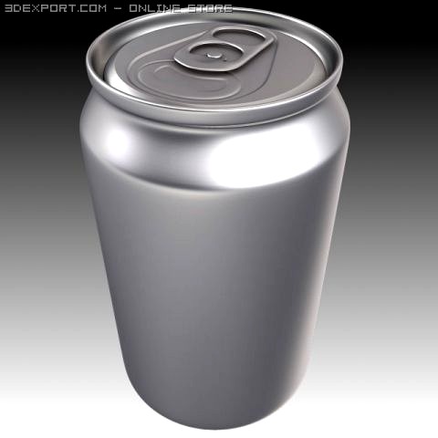 Aluminum Can 3D Model