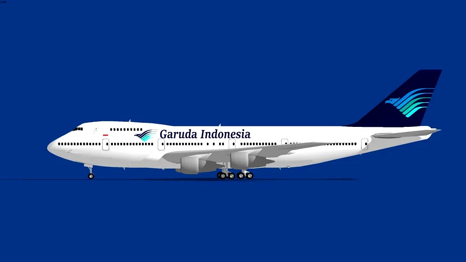 Garuda Indonesia Boeing 747-200 2