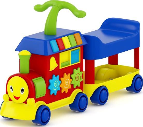 Train Toy 3D Model