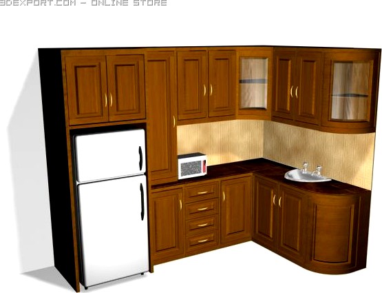 kitchen set 3D Model