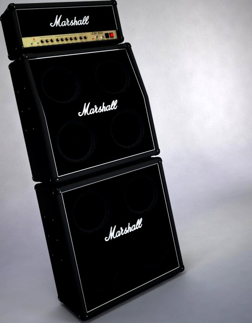 Guitar Amplifier Marshall 3D Model