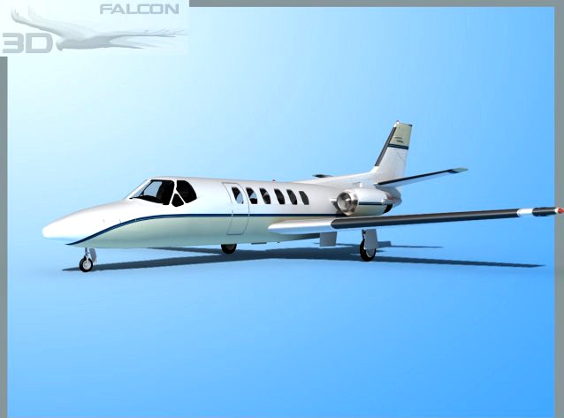 Falcon3D Citation V C560 FS04 3D Model