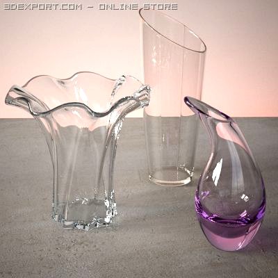 Vase Set 3 3D Model