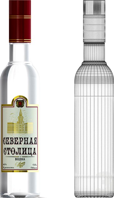 Бутылка водки