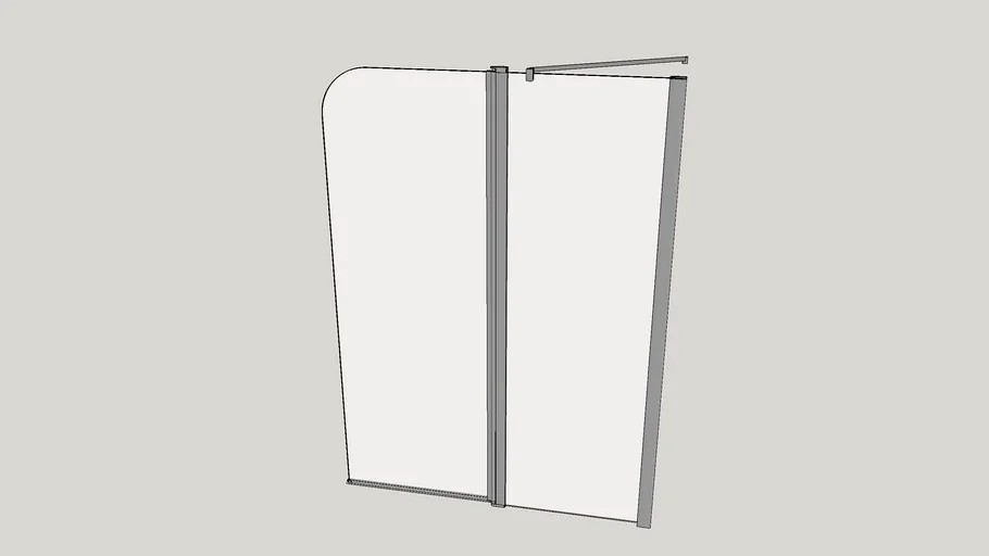 Шторка для ванны Eos II PND, Blinds for bath Eos II PND