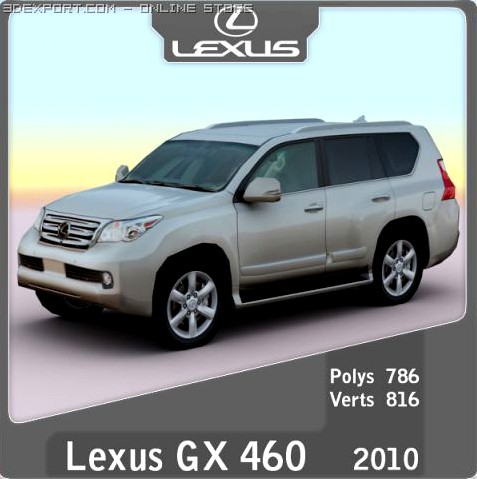 2010 Lexus GX460 3D Model