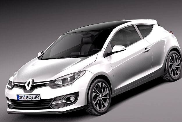 Renault Megane 3door 2014 3D Model