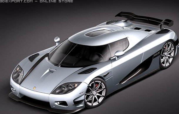 Koenigsegg Trevita CCXR 3D Model