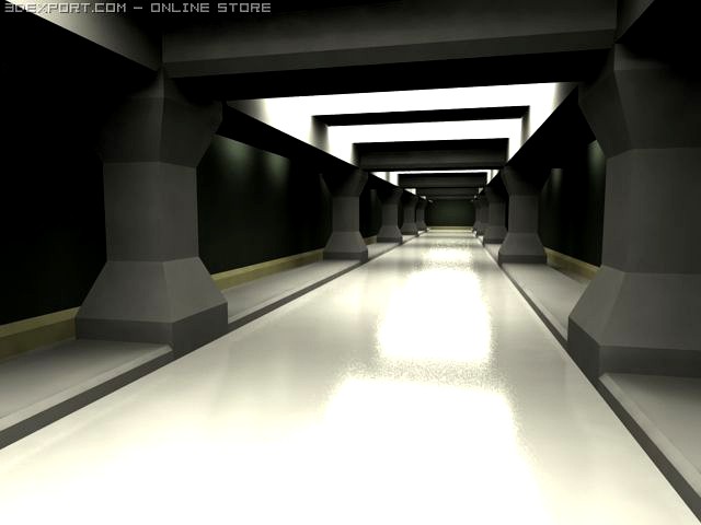 A Quiet Walkway 3D Model