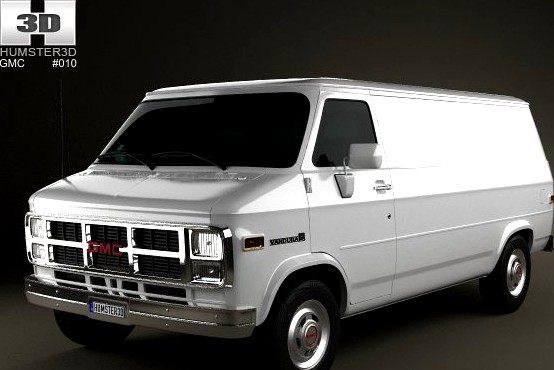 GMC Vandura Panel Van 1992 3D Model