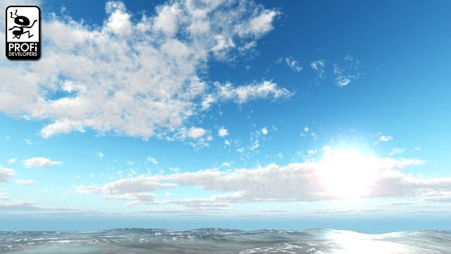 Cool Spring Day Skybox 3D Model