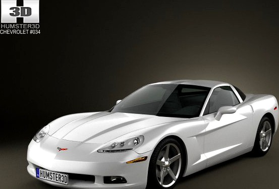 Chevrolet Corvette C6 2011 3D Model