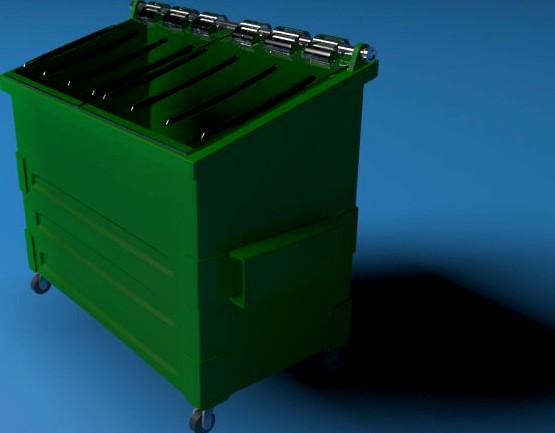 Download free Dumpster 3D Model