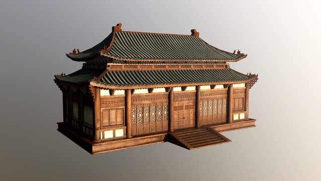 Asian Japanese Realistic Building