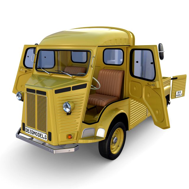 Generic 40s Van Pick Up with interior v3