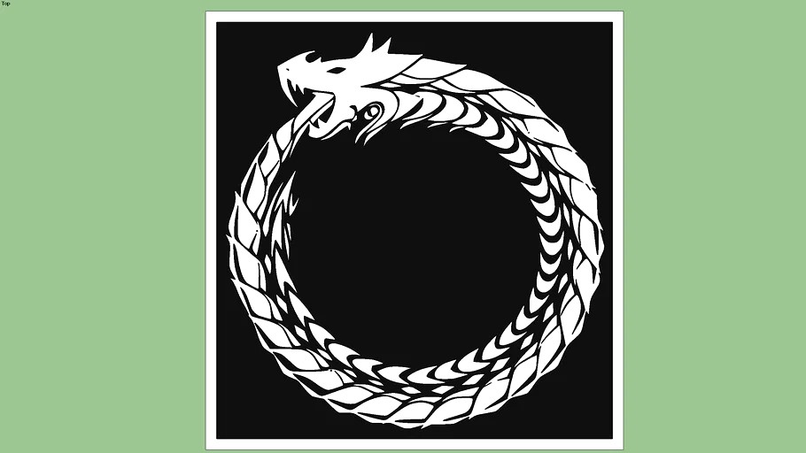 Dragon Uroboros 3d model