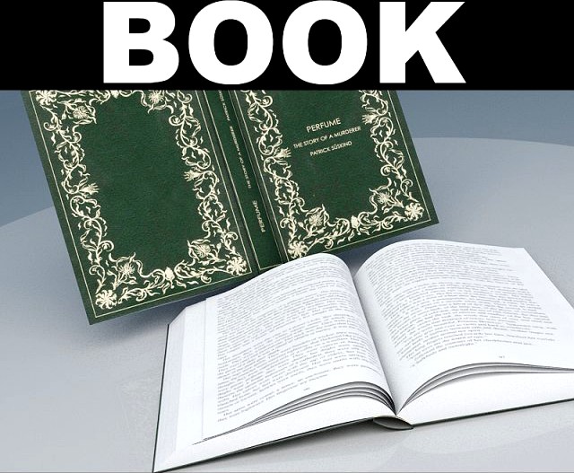 Open Book 3D Model