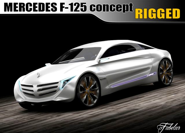 Mercedes F125 concept 3D Model