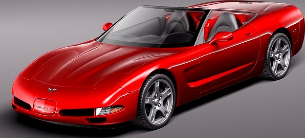 Chevrolet Corvette C5 Convertible 3D Model
