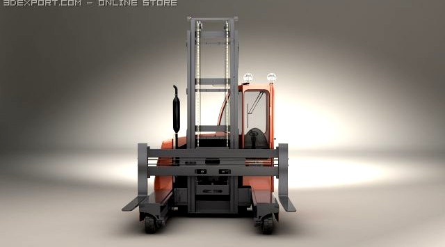 Hubtex Forklift DQ45D 3D Model