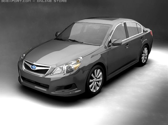 2010 Subaru Legacy 3D Model