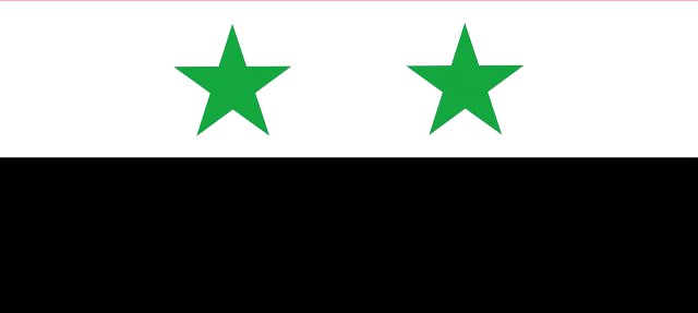 Syria flag 3D Model