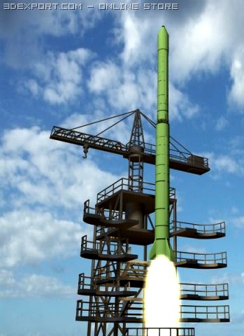 DPRK TaepoDong1 IRBM 3D Model