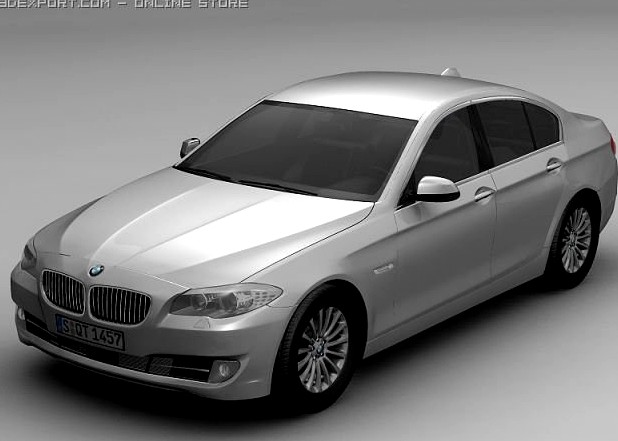 2010 BMW 5 Series 3D Model