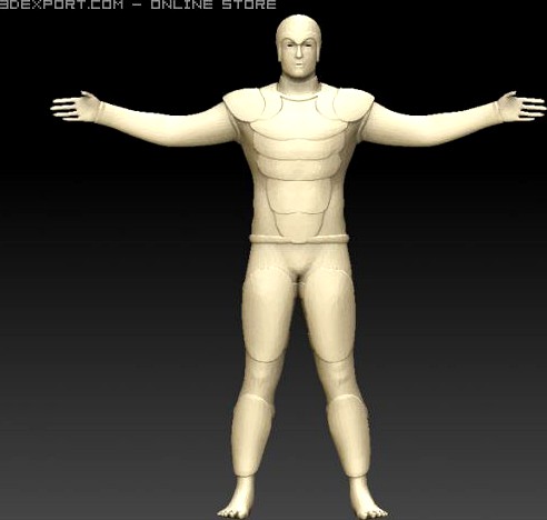 Download free Basic Soldier 3D Model