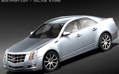 Cadillac CTS 2009 3D Model