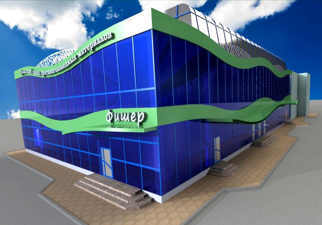 Trade center facade reconstruction 3D Model