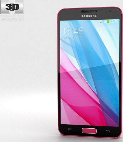 Samsung Galaxy J Pink 3D Model