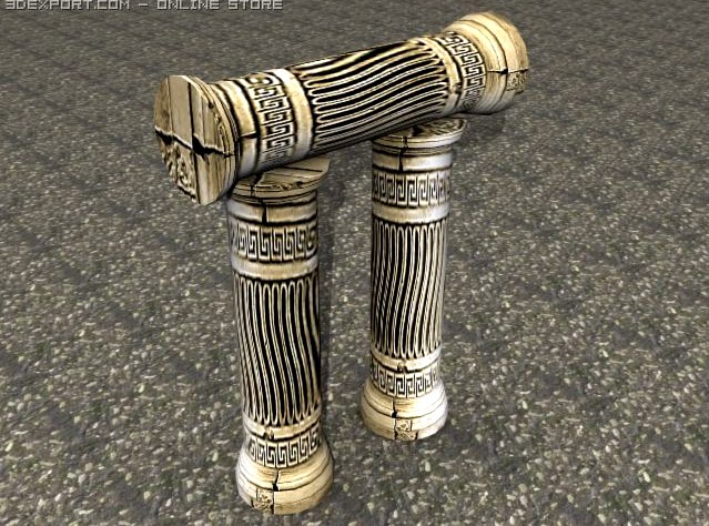 Roman Column 3D Model