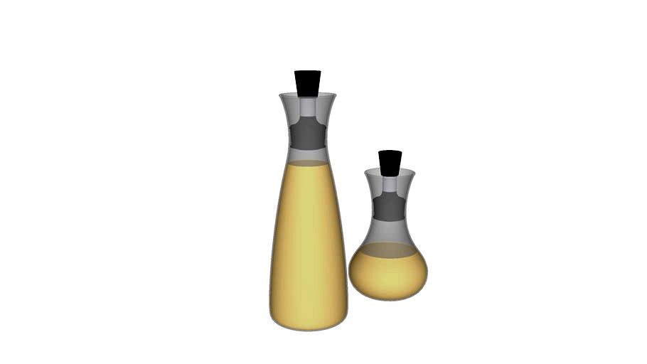 Oil and vinegar carafe