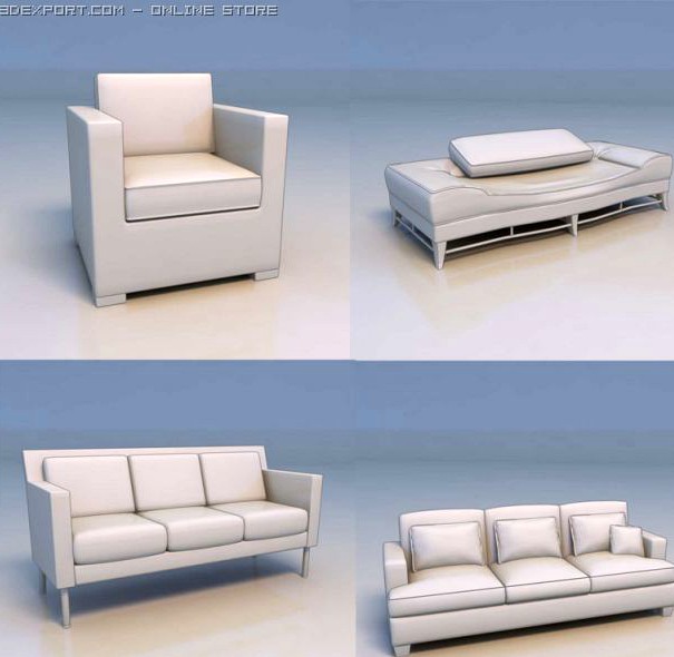 Sofa couch 3D Model