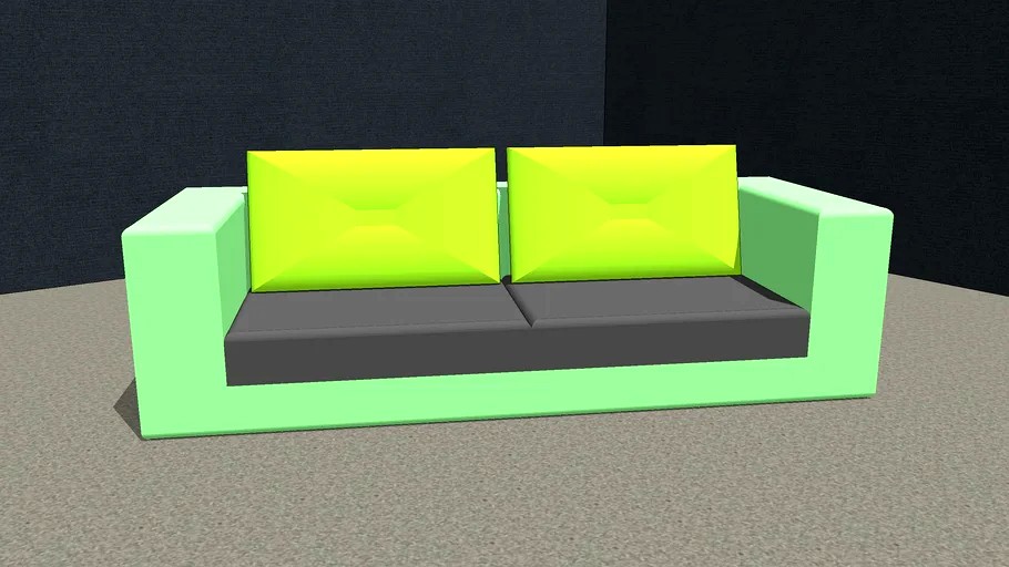 Sofa_couch green (no outlines)