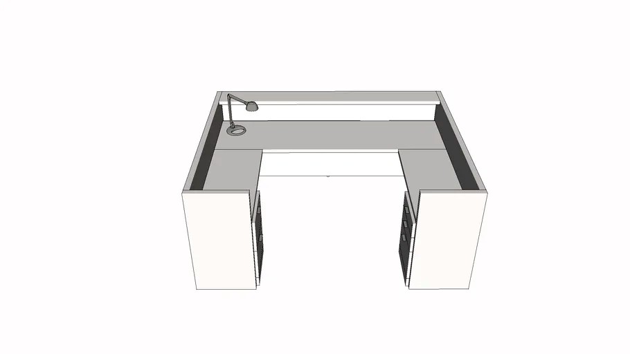KNOLL RECEPTION DESK 3d model