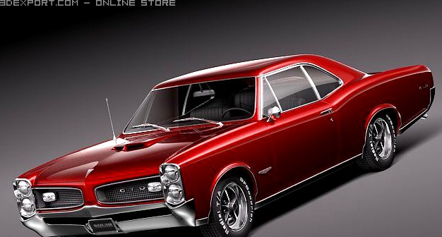 Pontiac GTO 1966 3D Model