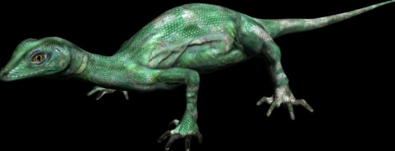 Fictional reptile 3D Model