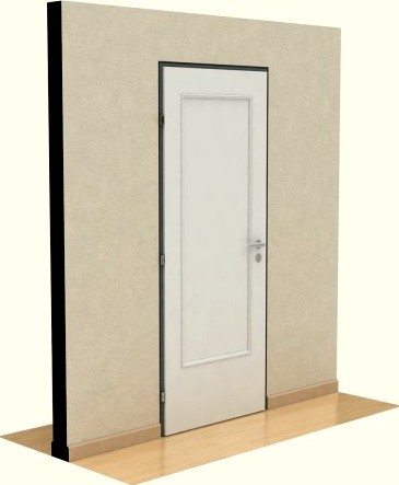 Wooden door d11 3D Model