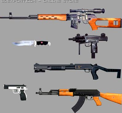 WeaponsPack 3D Model